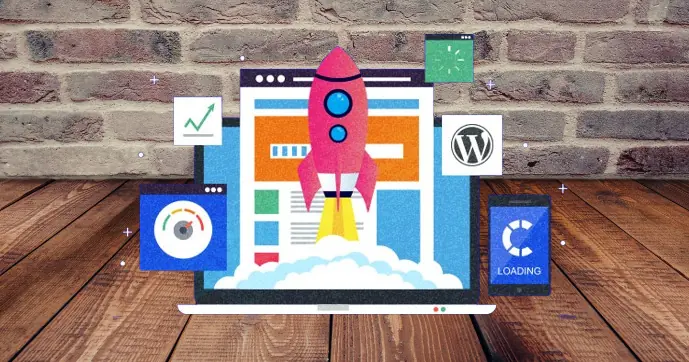 This image demonstrates how to speed up WordPress by using a caching plugin.