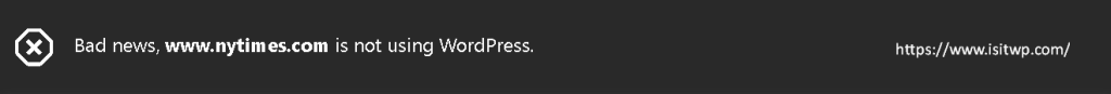 is it wordpress tech finder