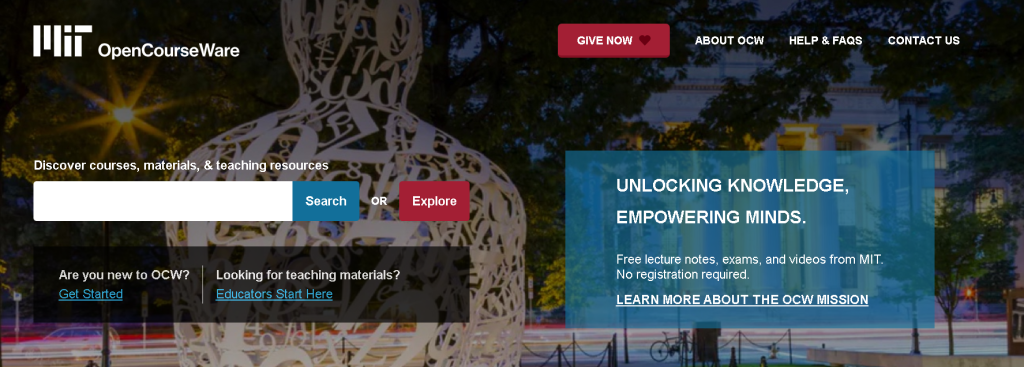 MIT Open Courseware