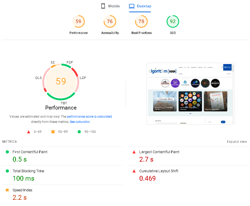 PageSpeed Insights tool Learn how to speed up WordPress with effective image optimization