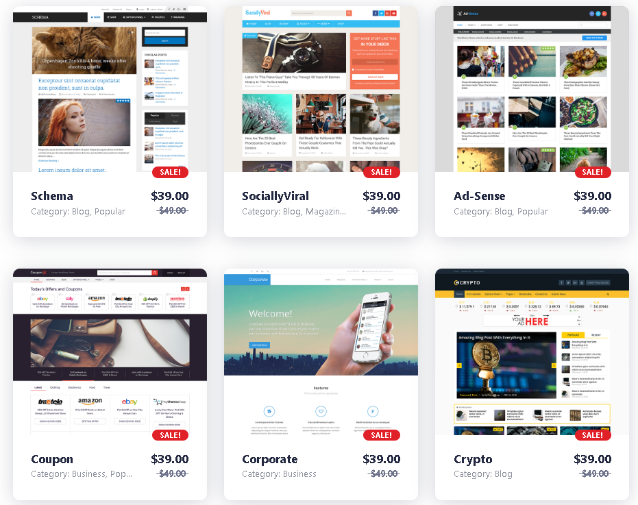 Speed up your WordPress website with premium themes made for you.