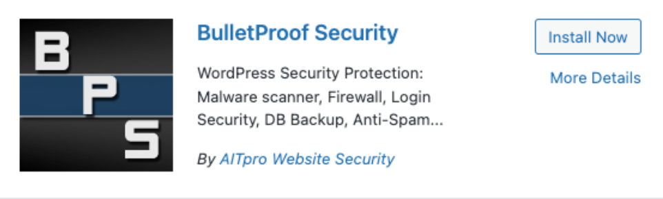 BulletProof Security | Malware Website Scanner Plugins