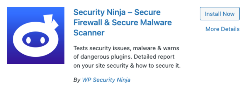 Security Ninja | Anti-Malware Website Plugins