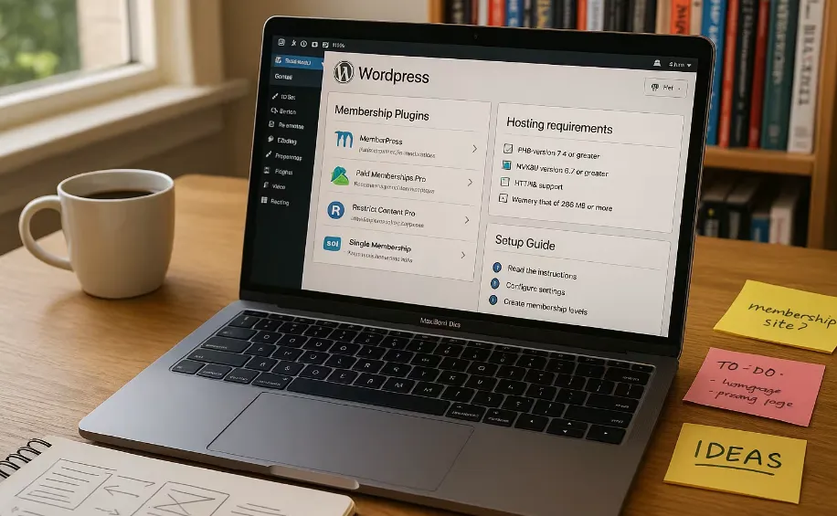 Building Membership Sites in WordPress: Best Membership Plugins, Hosting Requirements, and Setup