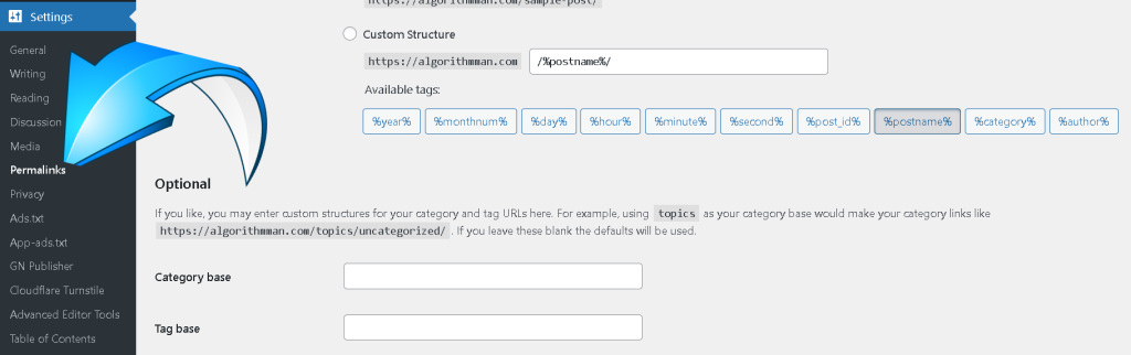 a screenshot of a computer Removing Category Text